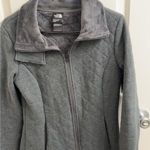 The North Face Women's Quilted Gray Ski Jacket